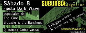 Fiesta Dark Wave. The Cure. Siouxsie & The Banshees. Pinguo Restobar